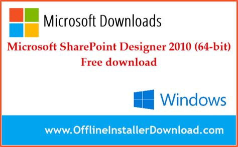 sharepoint designer 2010 64 bit download